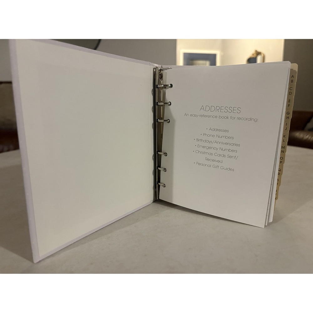 Rare Vintage 1992 Precious Moments Hallmark Address Book Binder Lavender PMA1001 - Picture 2 of 8